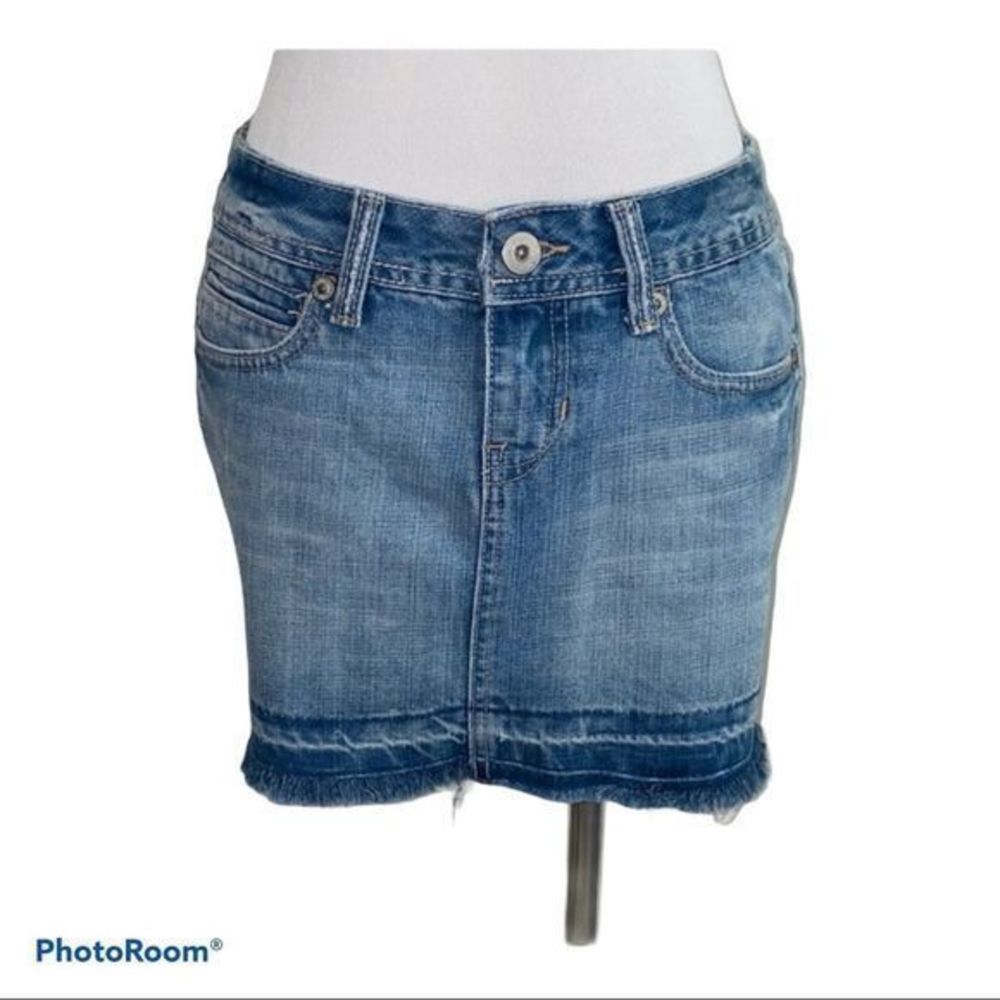 5/$30 🎈 Aeropostale y2k mini denim skirt size 1/2